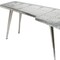 Homeroots 29.5 x 67.5 x 35.5 in. Funky Silver Wing Desk 389427 - alternate 4